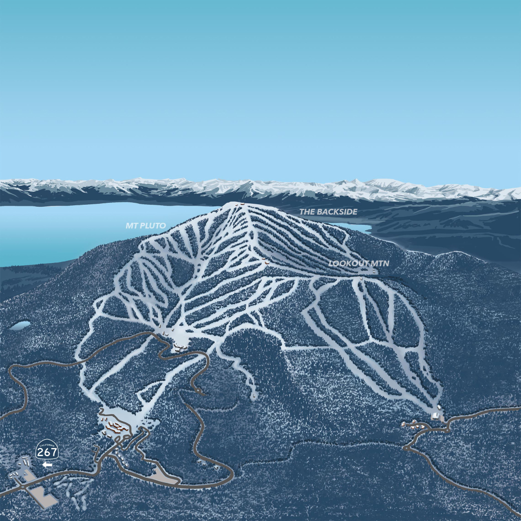 Northstar routes, North Lake Tahoe